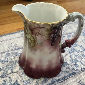 Haviland grape pitcher